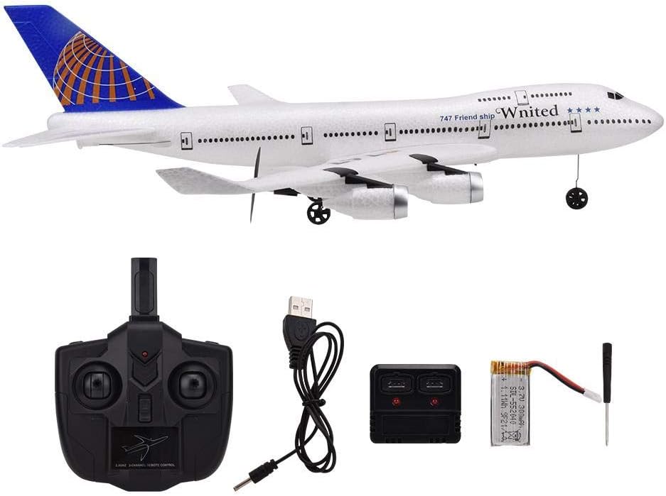 WLtoy A150 RC Airplane - Boeing B747 Simulation Model, Easy to Fly for Beginners for Your First RC Plane
