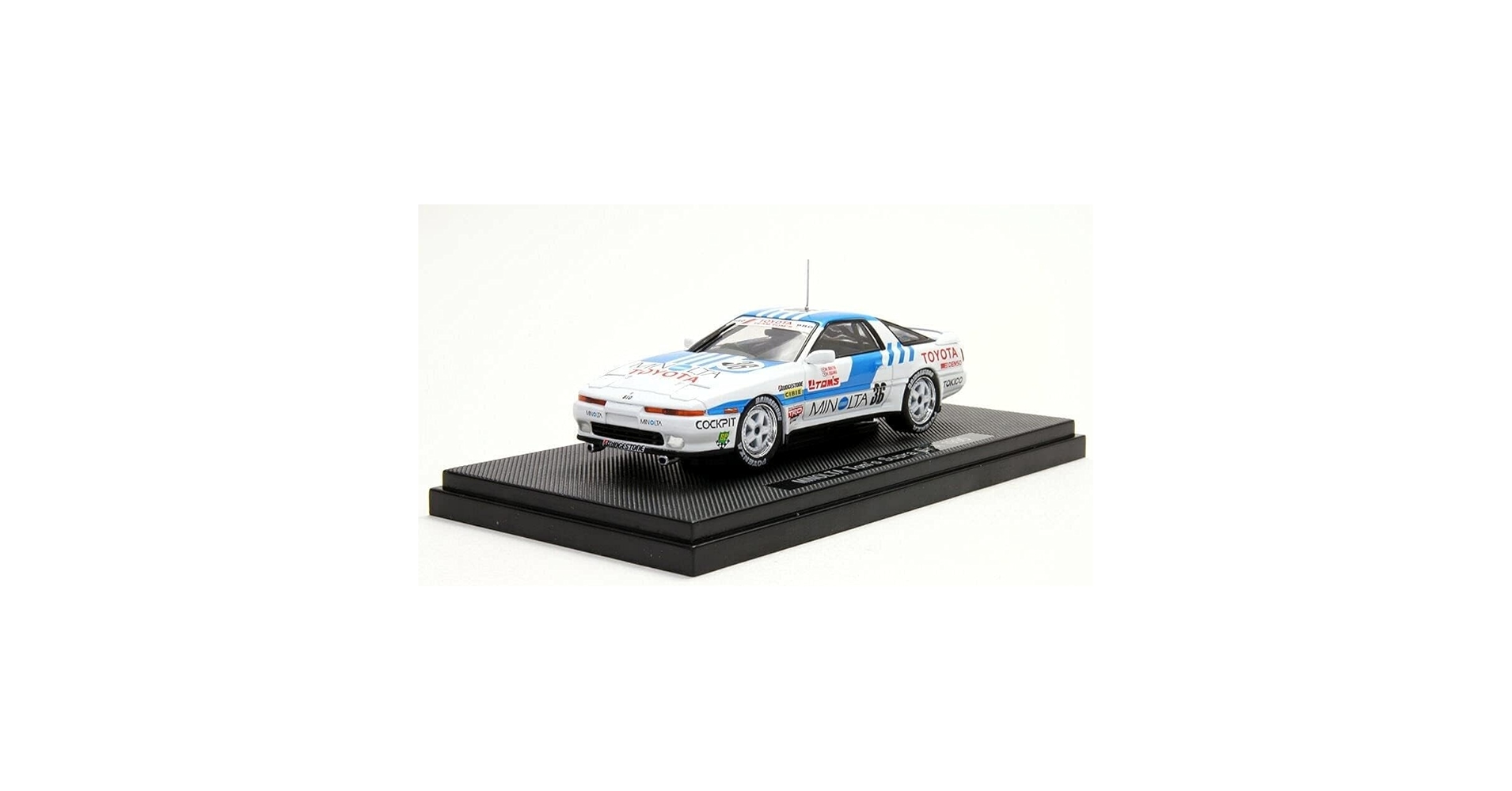 ミニカー MINOLTA Tom's Supra Gr.A 1990 Amazon.com: エブロ(EBBRO) Ebro 1/43 Minolta Toms Supra Gr.A
