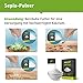 Sepia King - Sepia-Pulver - Kalzium für Schildkröten, Bartagame, Reptilien - gemahlene Sepiaschalen - Futter Bestäuben, Insekten - Futterkalk, Kalk Terrarium - 50g