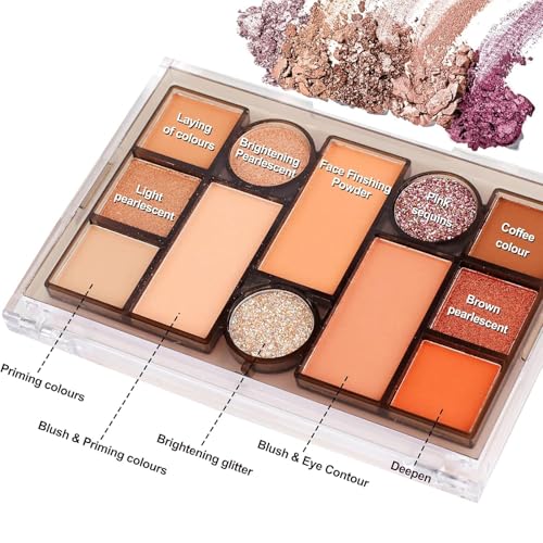 Makeup Sets For Girls Teenagers, All In One Makeup Kit, Makeup Gift Sets For Women With Makeup Storage Bag - Eyeshadow Palette Lip Glosses Concealer Primer Face Powder Mascara Eyebrow Pencil Eyeliner - Image 3