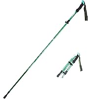 Vista 11 de Bastón de senderismo ajustable o bastón de senderismo fuerte ligero plegable aluminio rápido ajuste bloqueo para senderismo y camping