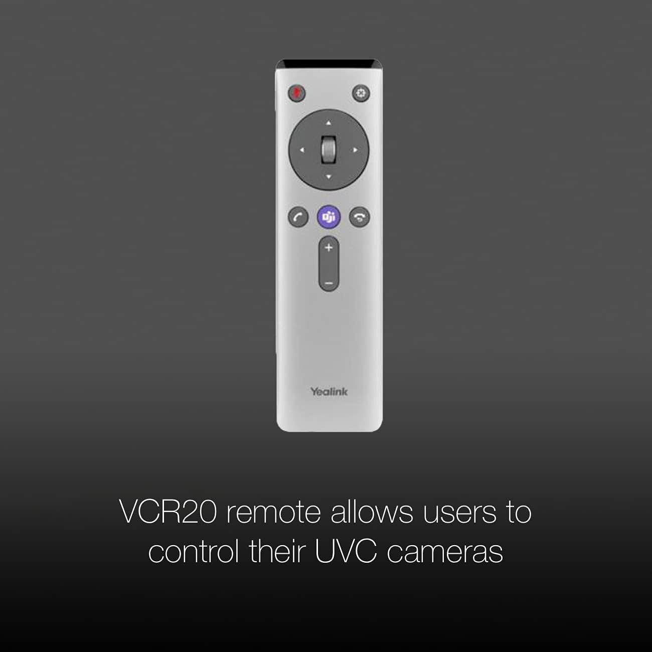 Yealink A30-010-TEAMS all-in-one Collaboration bar with VCR20 remote, Connects to Deskphone, PC/Mac, Softphones - Works with Teams, Zoom, RingCentral, 8x8, Vonage, Microfiber Included
