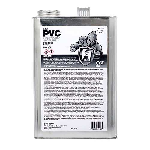 (60225) Hercules pvc gray cement 1gal miniatura 1