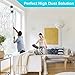 12pcs Microfiber Dusters, Duster with Extension Pole(Stainless Steel) 30 to 100'', Washable Dusters, Bendable Extendable Long Feather Duster for Cleaning Fan, High Ceiling, Blinds, Furniture, Cars