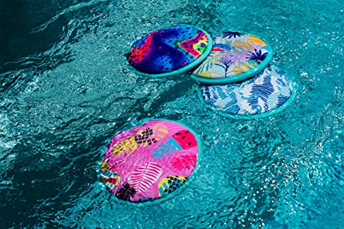 Waboba Flobo - Wasser Frisbee/Fliegende Scheibe - Fliegt gerade und weit, wenn Sie am Strand sind - Blue Ocean -18 x 1.5 cm