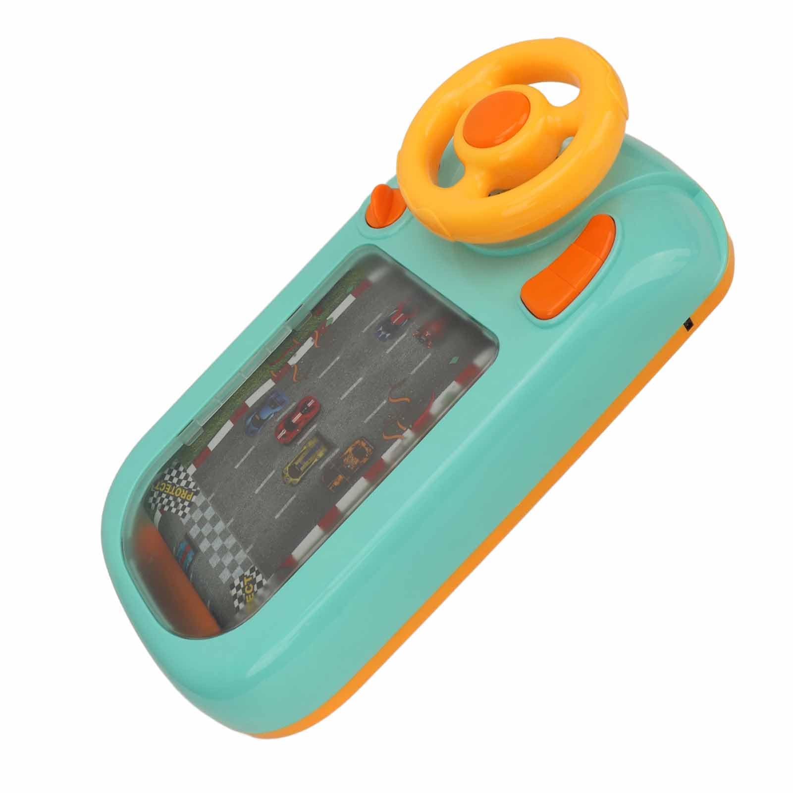 Volante Giocattolo per Auto da Corsa Educativa, Gioco di Guida Interattivo, Divertente Sfida di Corse per Bambini sopra i 3 Anni, Ottimo Regalo di Compleanno