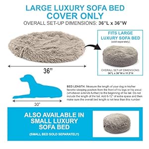   SportPet-Designs-Luxury-Waterproof-Pet-Bed-Replacement-Cover-Large-Machine-Washable-Sofa-Bed-Tan-CM-10001-CS01