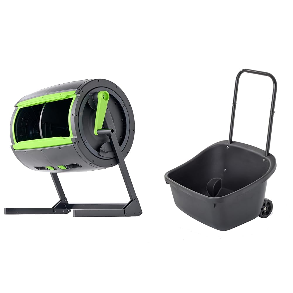 Amazon.com : Maze 65 Gallon Two Stage Compost Tumbler Bundle with