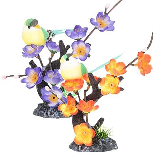 Operitacx Silk Japanese Sushi Plate Decor Cherry Blossom Plant Dish Ornament for Hotel Bar Dining Room Random