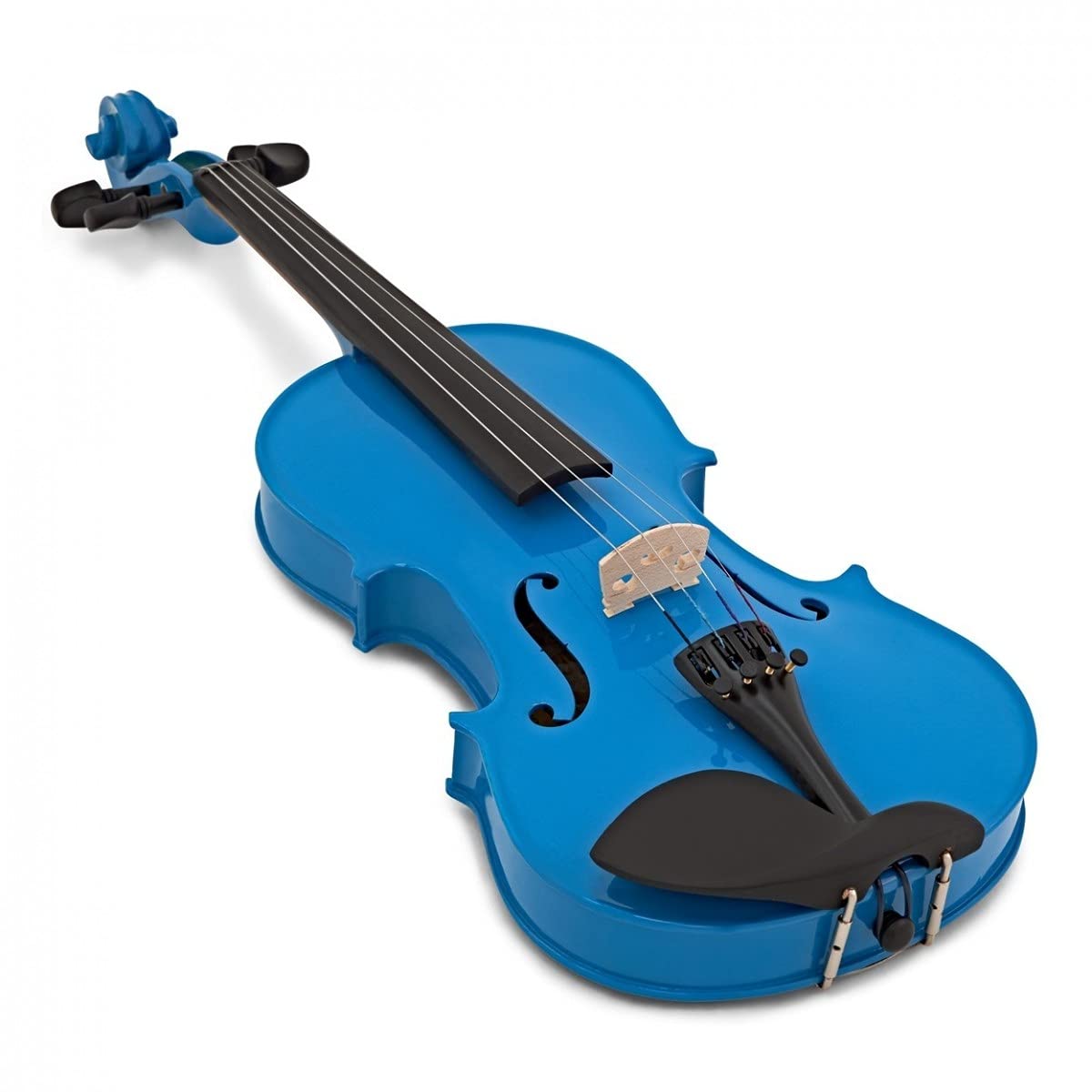 Violino Studente 3/4 Gear4music con archetto a Pece e custodia Blue | Per principianti 9-12 anni, corpo in acero e abete, accordatori integrati per intonazione precisa, pronto da suonare