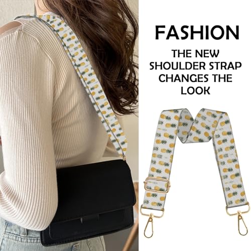 Image of Purse Strap Crossbody Shoulder Canvas Straps 1.5 inch Wide Replacement Adjustable Aesthetic Cute for Women Girls Bag