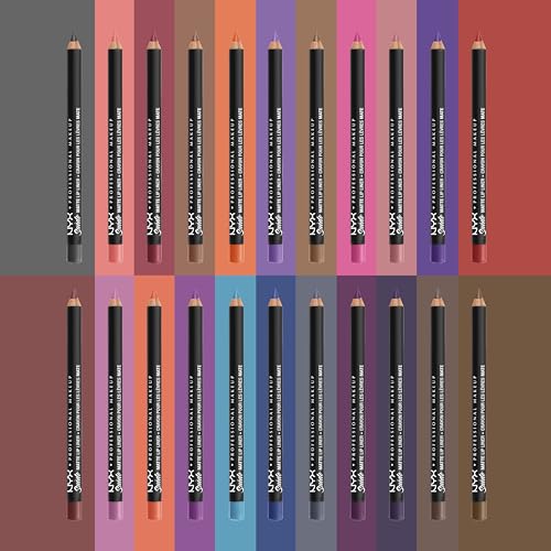 Image of NYX PROFESSIONAL MAKEUP Suede Matte Lip Liner, Velvety-Smooth, Long-Lasting Formula For A Defined Lip Makeup Look - Soft-Spoken (Nude)