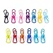Swpeet 50 Pieces Multi-Purpose Metal Wire Clip Windproof Clothespin Metal Clips Holders for Office Clothes Baby Diaper Peg Clips Pins Hanging Hooks - Multi-Colors