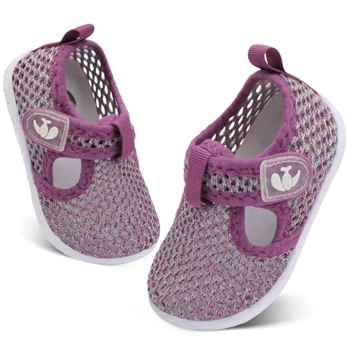 Image of FEETCITY Kids Water Shoes Boys Girls Swim Shoes Aqua Socks Non-Slip Quick Dry Barefoot Sports Shoes Outdoor Pool Summers Shoes