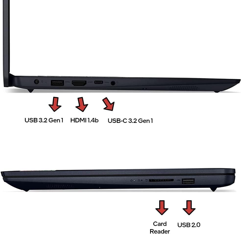 Lenovo Notebook, Pc portatile intel i3 | 1115G4 | 16gb Ram ddr4 | Display 15.6 Full Hd | SSHD 756 Gb | Wi fi, Bt | Windows 11 Pro | Office Pro | Computer portatile pronto all’uso |