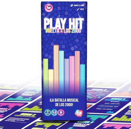 Play Hit Vuelta a los 2000 - Juegos de Mesa - Nostalgia con los Temazos de los 2000 - Música en Español - Diversión con Amigos y Familia - Regalo Navidad