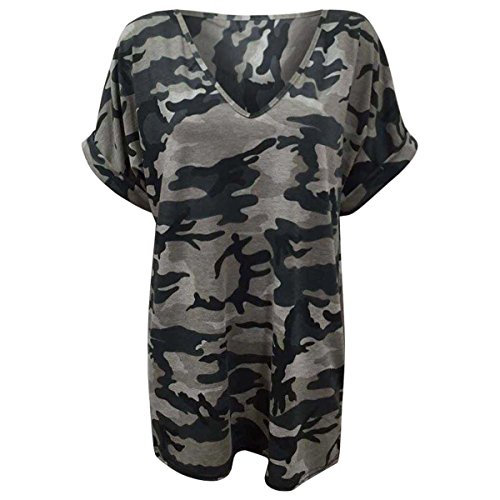 Tunique col chemise multicolore pour look camouflage urbain