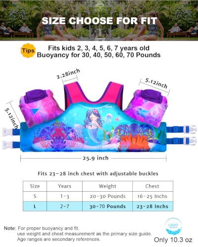 Image of AEOCOO Puddle Float Jumper for Swiming, Toddler Swim Vest for Water Play, Pool Floats with Swimming Arm Floaties Swim Jacket & Water Wings for Kids Swimmies, Boys, Girls, Ninos