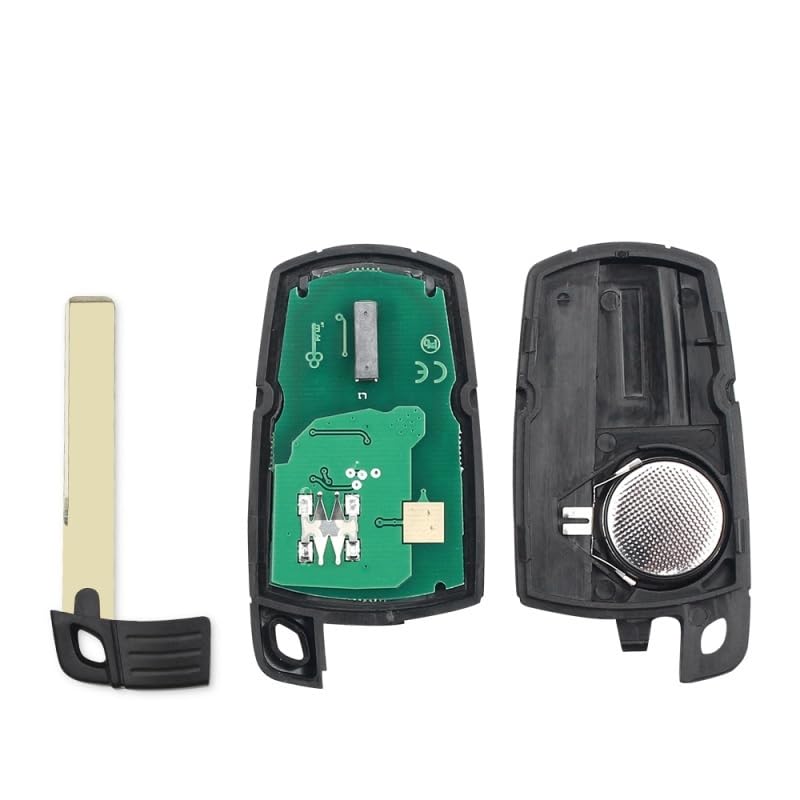Suitable for with Battery KR55WK49123 for BMW E60 E61 E70 E71 E72 E81 E82 E87 Fob PCF7945 Chip 315MHz/433Mhz/868MHz Remote Car Key(433Mhz)