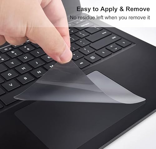 Miniatura 2 de 2 piezas Protector de trackpad para laptop Microsoft Surface 5 4 3 13.5 pulgadas, cubierta de almohadilla táctil, antiarañazos, antiagua, para