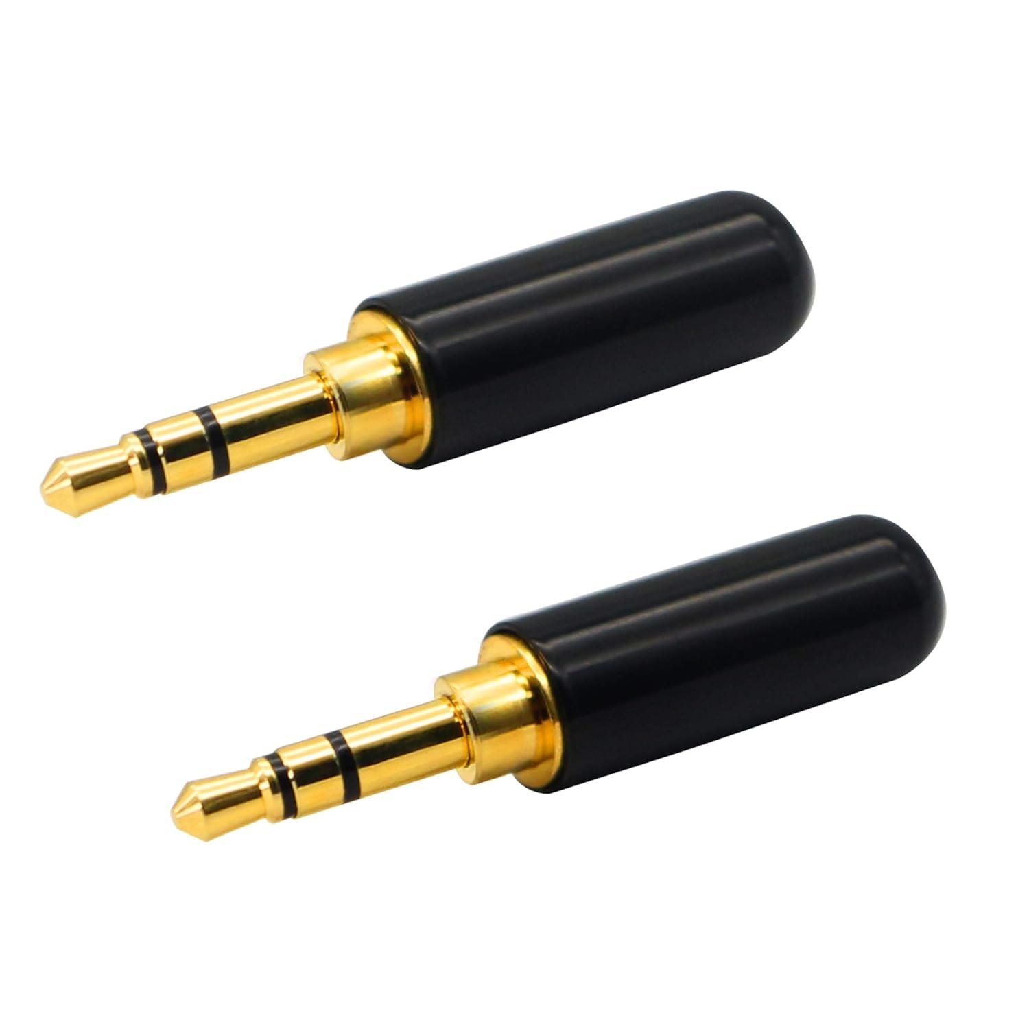 3.5mm 3 Pole TRS Male Repair Plug, Stereo Audio Jack Solder Connector for Headphone and AUX Cable DIY, Black, Pack of 1-image-39