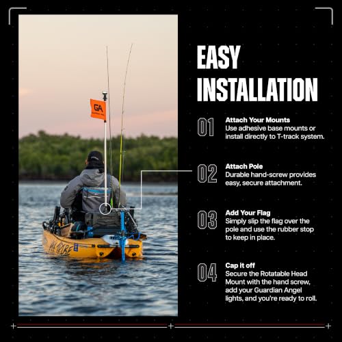 Image of Guardian Angel Pro Kayak Safety Bundle - Lights, Remote & Mounts