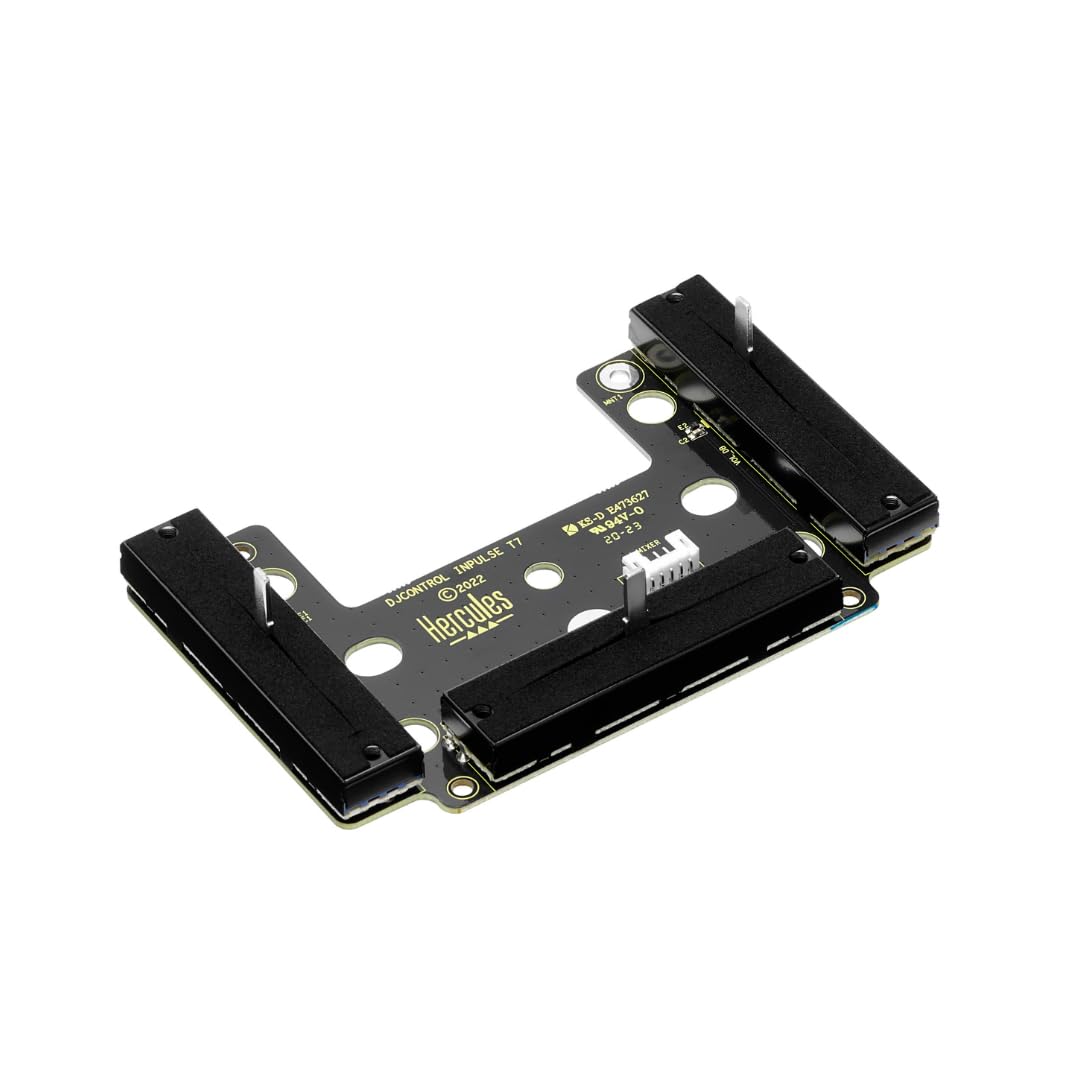 Hercules DJControl Inpulse T7 - Premium Fader Module – Module de contrôle DJ avancé avec faders de haute précision et construction durable