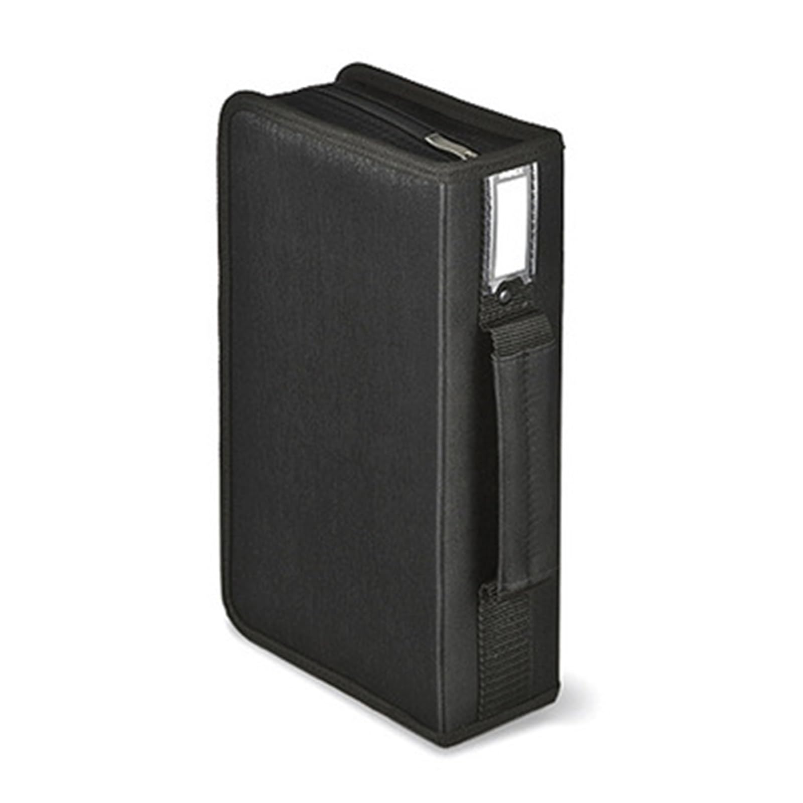 Etui na CD 96 Pojemność CD/DVD Etui Ręczne Przenośne Etui do Przechowywania Płyt DVD Etui do Przechowywania, Czarny, 28.7x16x7.5cm