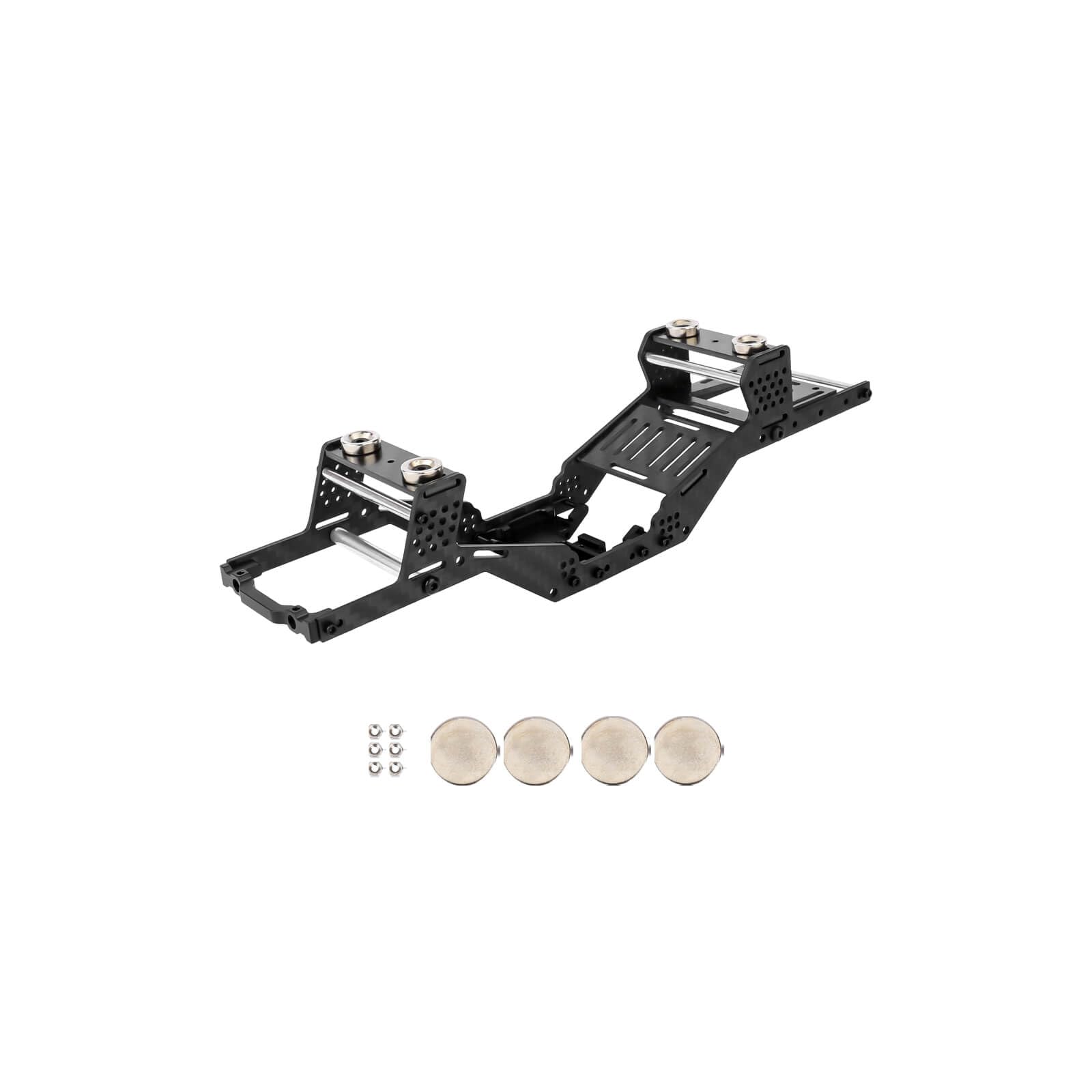 Amazon.com: FEDCO SCX24 LCG Chassis Body Shell RC Carbon Fibre