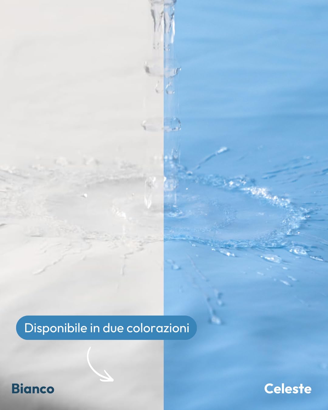 HIP Salvamaterasso "Respiro", Coprimaterasso Impermeabile, Traspirante, Lavabile, Fungicida e Antibatterico, Antiacaro e Ipoallergenico, Resistente, Senza PVC, Bianco, Letto Singolo, 85x195x25h