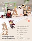 NICI Kuscheltier Hummel Beelinda 18cm - gelb - Stofftier aus weichem Plüsch, niedliches Plüschtier zum Kuscheln und Spielen, für Kinder & Erwachsene, tolle Geschenkidee - 61627