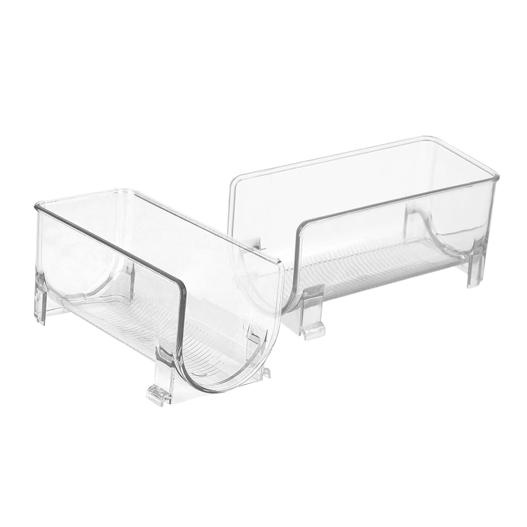 Organisateur de réfrigérateur pour bouteilles SEWACC lot de 2 tiroirs transparents