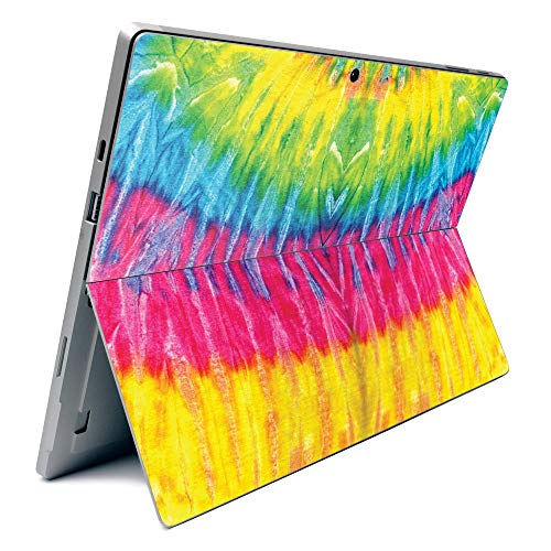 Image of MightySkins Carbon Fiber Skin for Microsoft Surface Pro 7 - Tie Dye 2 | Textured Carbon Fiber Finish | Easy to Apply, Remove, and Change Styles | Made in The USA