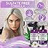 Purple Shampoo and Conditioner Set for Platinum Blonde, Silver, Light, Bleached and Grey Hair - Sulfate and Paraben Free Professional Salon Grade Toner (2 x 16 fl oz) for Women and Men