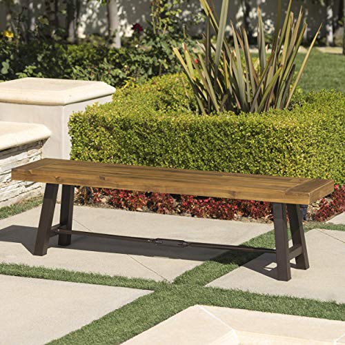 Catriona Acacia Wood Bench - Image 2
