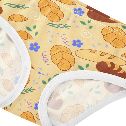 Little Girl Underwear Toddler Panties Kids Undies Bakery Flowers Soft Cotton Briefs 2T-8Y4