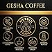 Mt. Zulu Gesha/Geisha Exotic Coffee Beans, Premium Specialty Coffee, 86.75 SCA, Medium Roast, Chamomile, Calendula & Chocolate Notes, Pour-Over Beans, 8.8 oz Bag