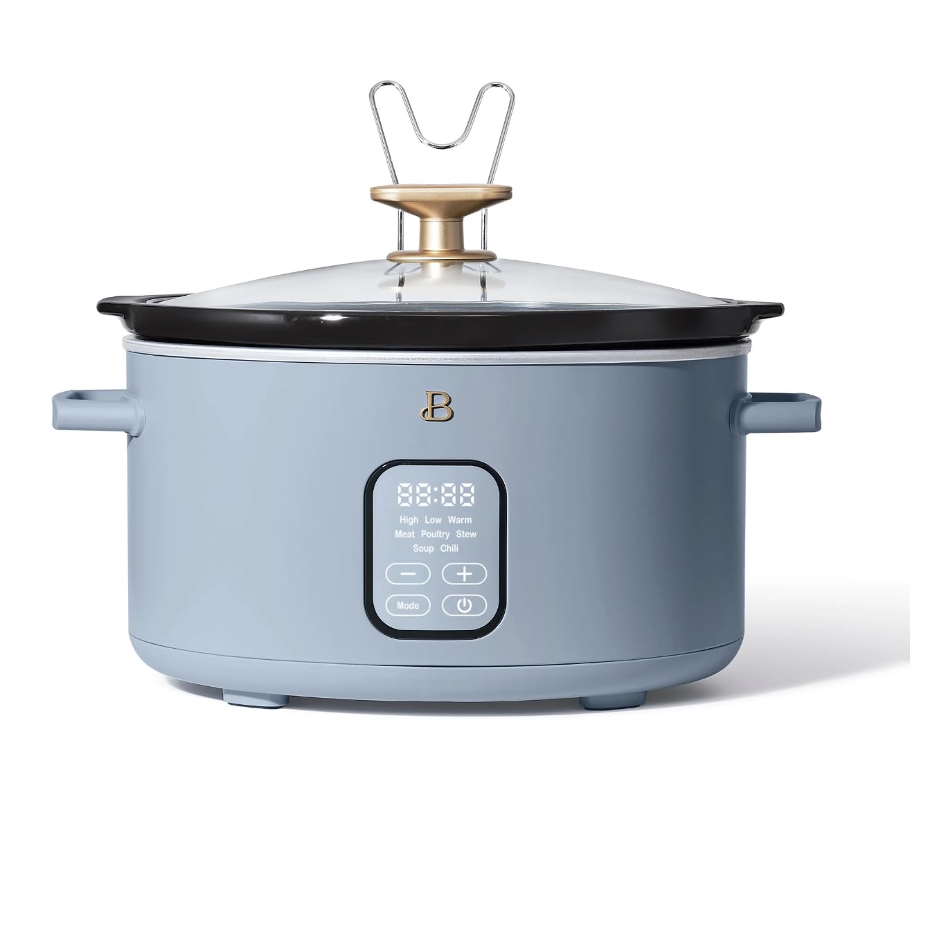 6 Qt Programmable Slow Cooker Digital Display by Drew Barrymore Cornflower Blue