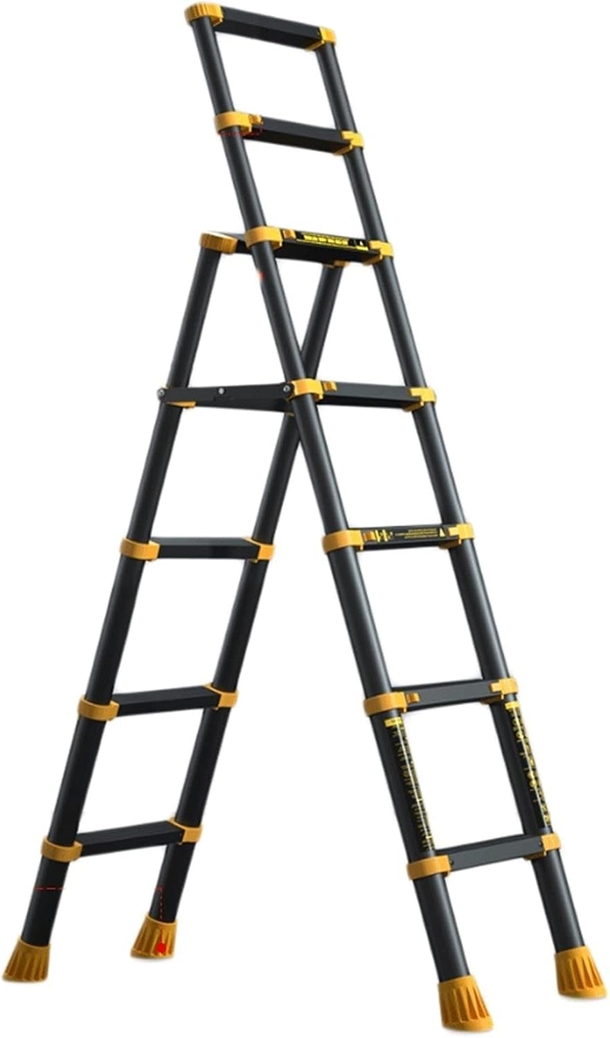 Telescopic Ladder，Extension Ladder， 5.6FT Telescoping Extension Ladder 2in1, MultiFunctional