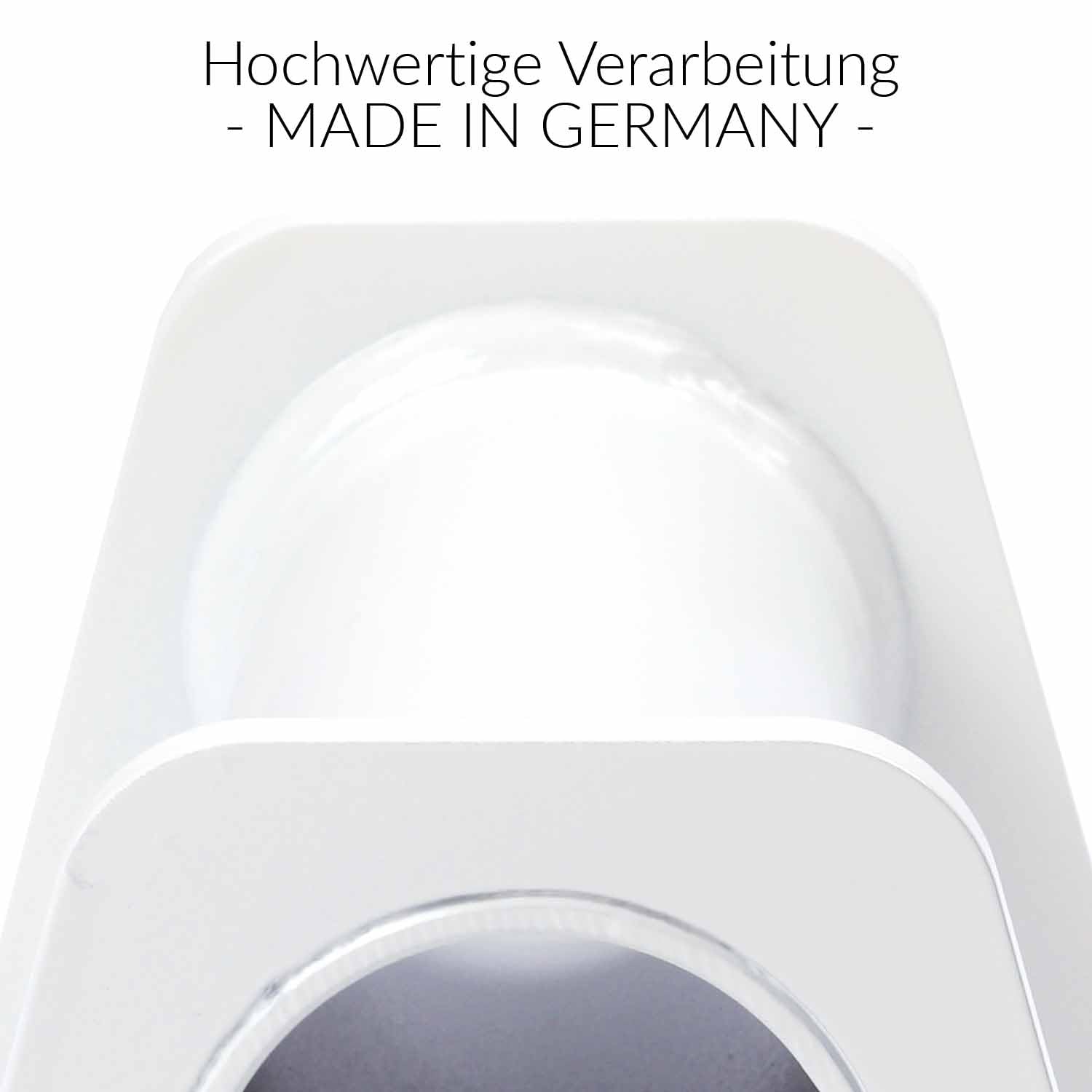 Diabolo Freizeitsport Vertikaltuchdeckenhalterung zur Befestigung von Vertikaltuch oder Yogatuch direkt an der Decke weiße Vertikaltuch-Aufhängung mit Halterung für Decken