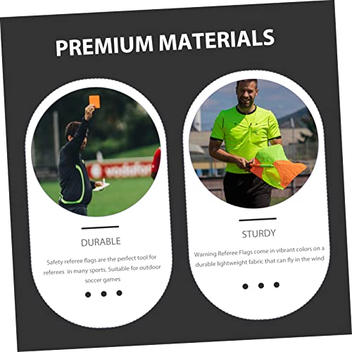 Kit de señales para árbitro de fútbol con banderas y tarjetas miniatura 4
