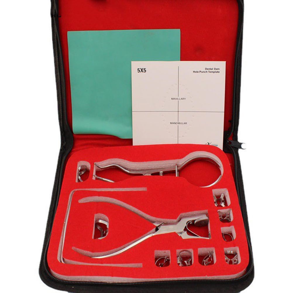 Zahnärztliches Handbuch Kofferdam-Set - Zahnärztliches Endodontie Kofferdam-Set - für Moderne Zahnarztpraxen