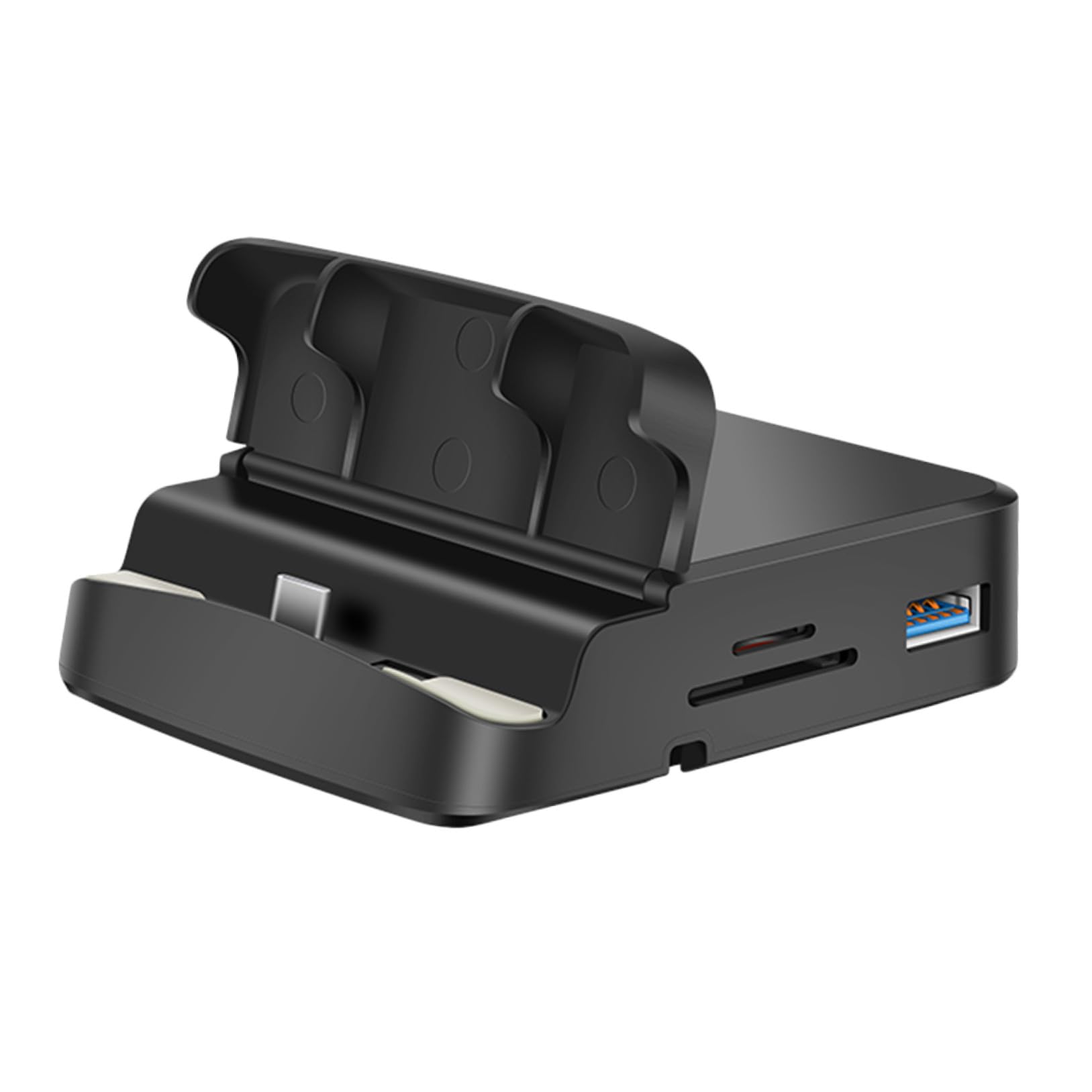 Hub Usb-c 8 in 1 4kx2k in Lega Nero Ricarica Pd 3.0