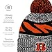 FOCO Cincinnati Bengals NFL Heather Team Stripe Lined Pom Beanie