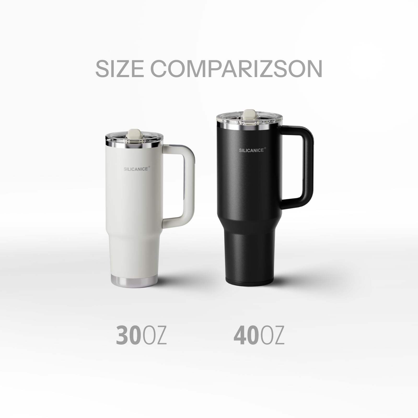 Amazon.com: SILICANICE 40 Oz Insulated Tumbler with Detachable