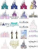20 Pcs Value Pack Castle Compatible Waterproof Sticker Decal Vinyl Aesthetic SUV Truck Colorful Laptop Bike Bumper Car Luggage Skateboard Water Bottle Guitar Windows Bumper Tumbler