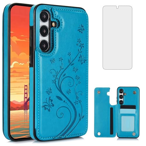 Étui Samsung Galaxy S25 5G Asuwish avec porte-cartes en cuir pour simplifier vos déplacements