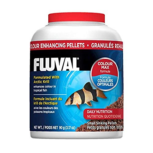 90gm Fluval Color Enhancing Pellets Fish Food, 3.17-Ounce