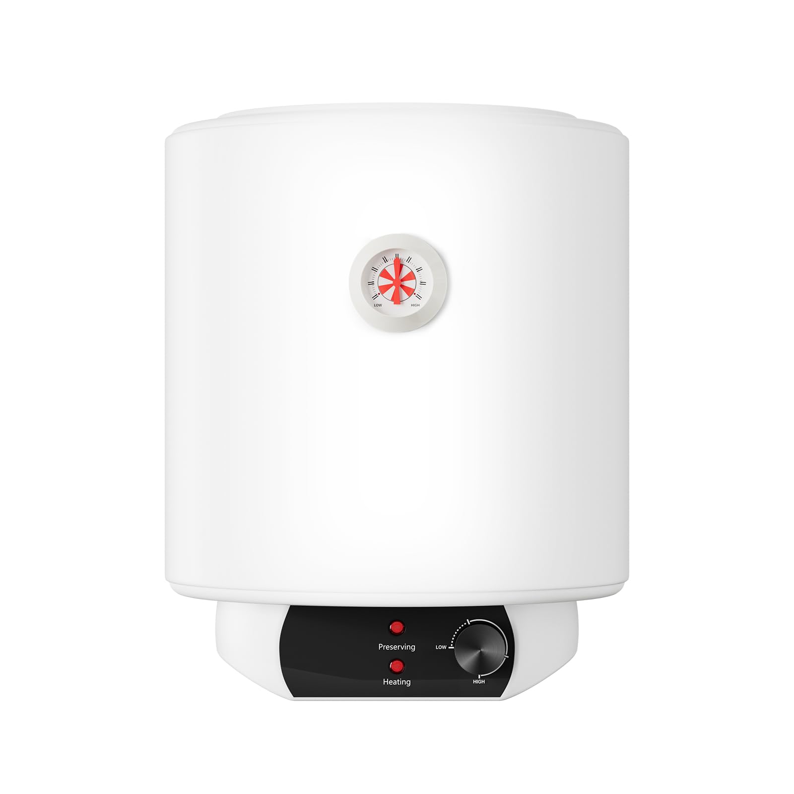 Tankless Water Heater Electric 8 Gallon Hot Water Heater for Bathroom Kitchen 110V 2200W, Wall Mounted (white, 8G)