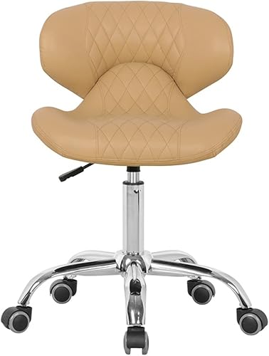 Miniatura 3 de MAYAKOBA HugoII - Juego de 2 taburetes para técnico de uñas HugoII de altura ajustable de 19 a 25 pulgadas, silla con ruedas para salón de uñas,